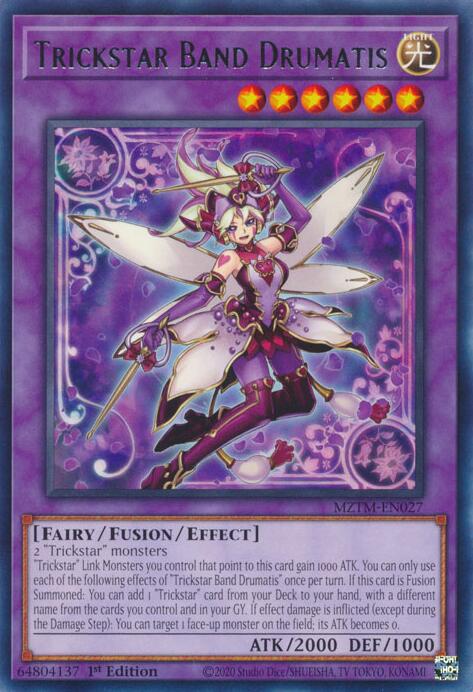 Trickstar Band Drumatis [MZTM-EN027] Rare | The CG Realm