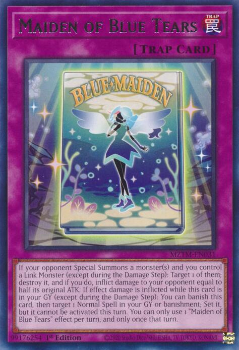 Maiden of Blue Tears [MZTM-EN031] Rare | The CG Realm