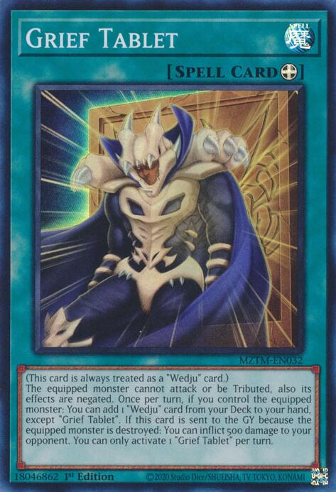 Grief Tablet [MZTM-EN032] Super Rare | The CG Realm
