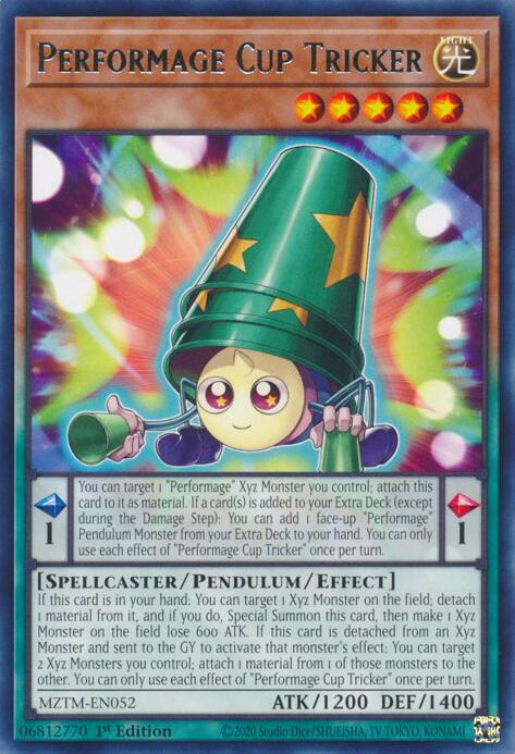 Performage Cup Tricker [MZTM-EN052] Rare | The CG Realm