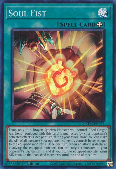Soul Fist [MZTM-EN057] Super Rare | The CG Realm