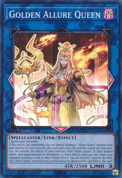 Golden Allure Queen [MZTM-EN058] Super Rare | The CG Realm