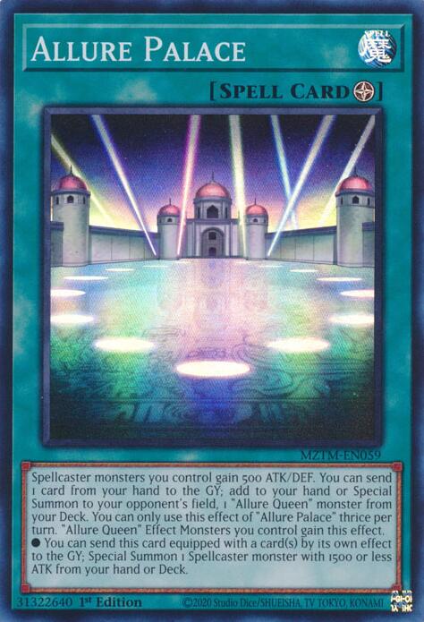 Allure Palace [MZTM-EN059] Super Rare | The CG Realm