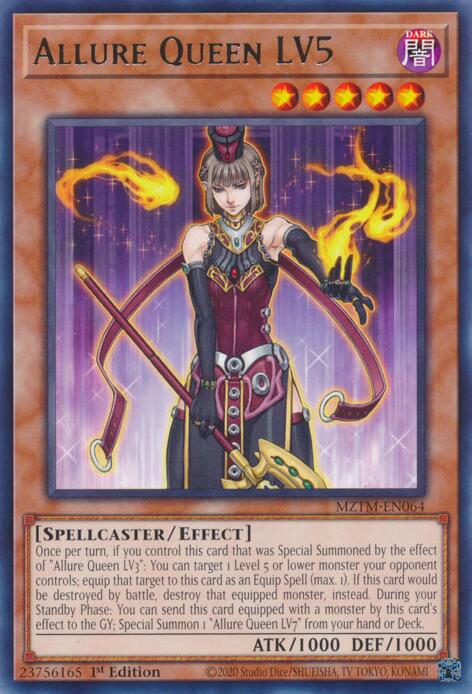 Allure Queen LV5 [MZTM-EN064] Rare | The CG Realm