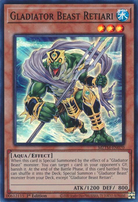 Gladiator Beast Retiari [MZTM-EN070] Super Rare | The CG Realm