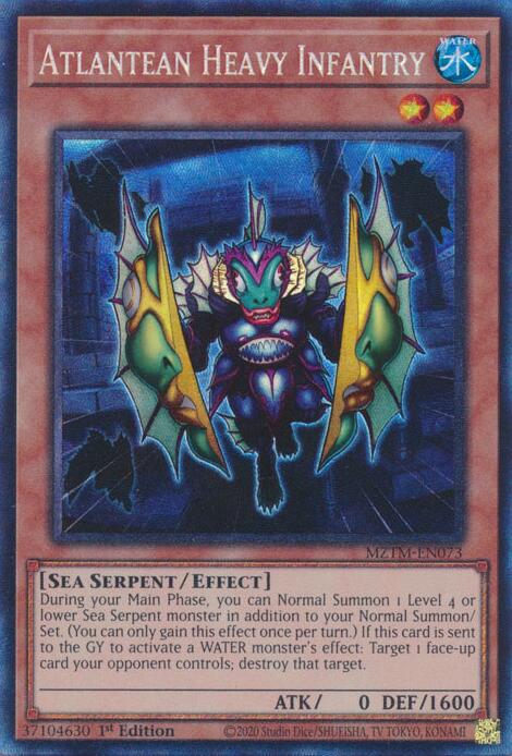 Atlantean Heavy Infantry (Collector's Rare) [MZTM-EN073] Collector's Rare | The CG Realm