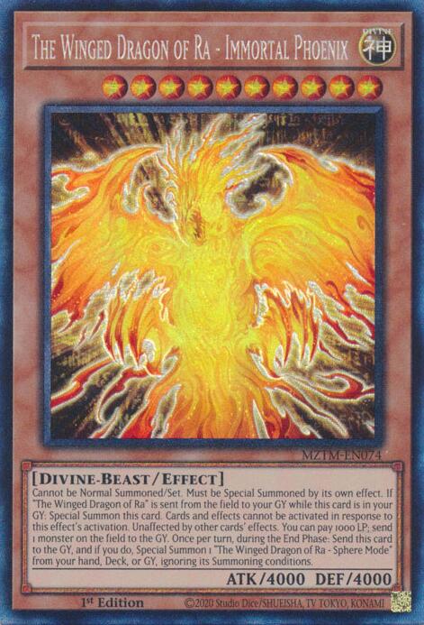 The Winged Dragon of Ra - Immortal Phoenix (Collector's Rare) [MZTM-EN074] Collector's Rare | The CG Realm