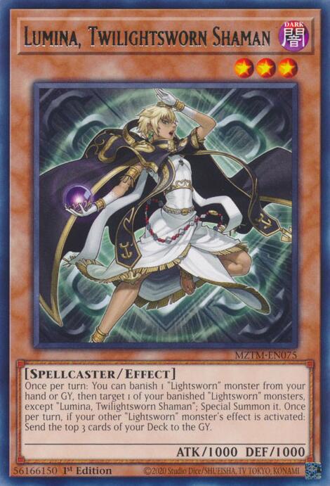 Lumina, Twilightsworn Shaman [MZTM-EN075] Rare | The CG Realm