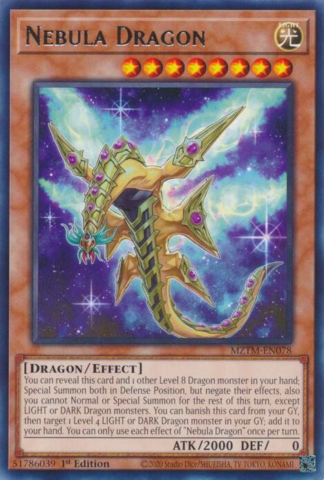 Nebula Dragon [MZTM-EN078] Rare | The CG Realm