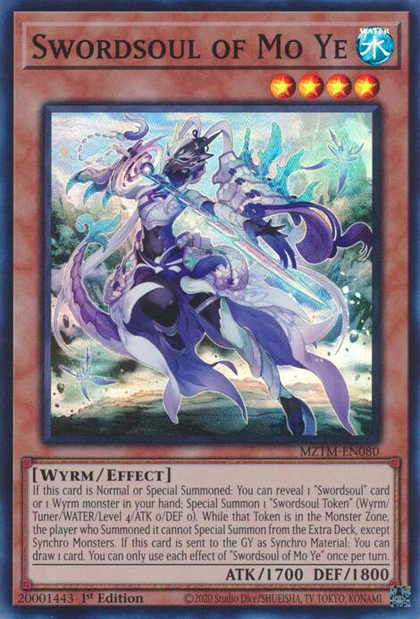 Swordsoul of Mo Ye [MZTM-EN080] Super Rare | The CG Realm