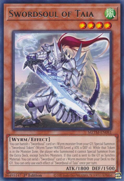 Swordsoul of Taia [MZTM-EN081] Rare | The CG Realm