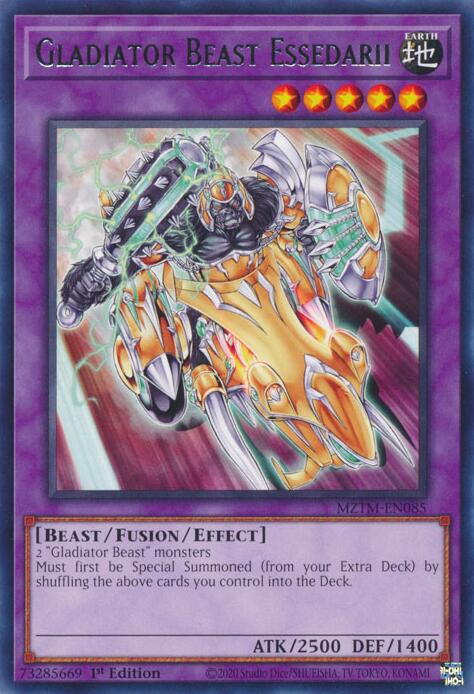 Gladiator Beast Essedarii [MZTM-EN085] Rare | The CG Realm