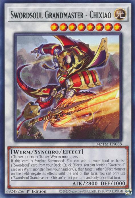 Swordsoul Grandmaster - Chixiao [MZTM-EN088] Rare | The CG Realm
