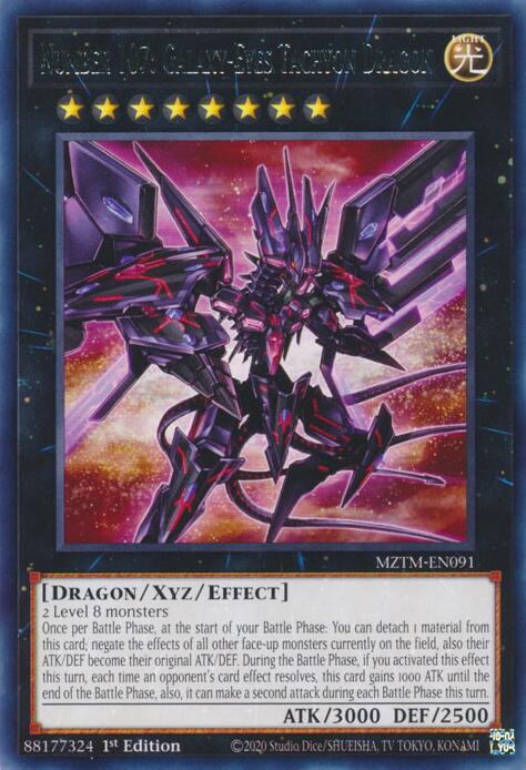 Number 107: Galaxy-Eyes Tachyon Dragon [MZTM-EN091] Rare | The CG Realm