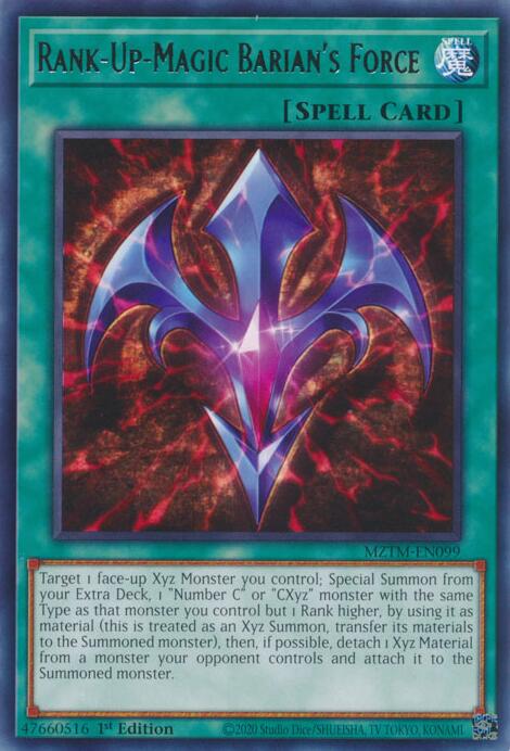 Rank-Up-Magic Barian's Force [MZTM-EN099] Rare | The CG Realm