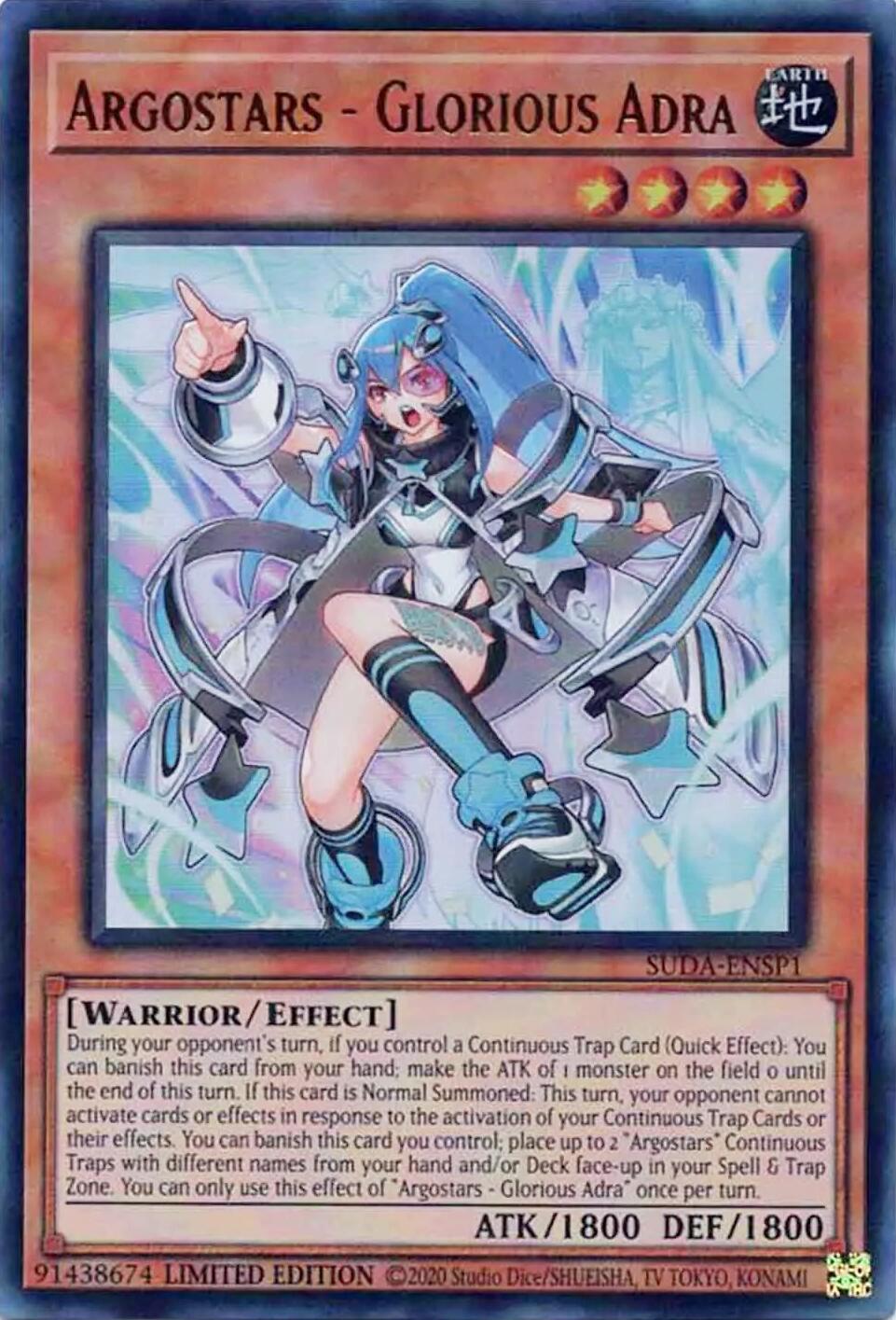 Argostars - Glorious Adra [SUDA-ENSP1] Ultra Rare | The CG Realm