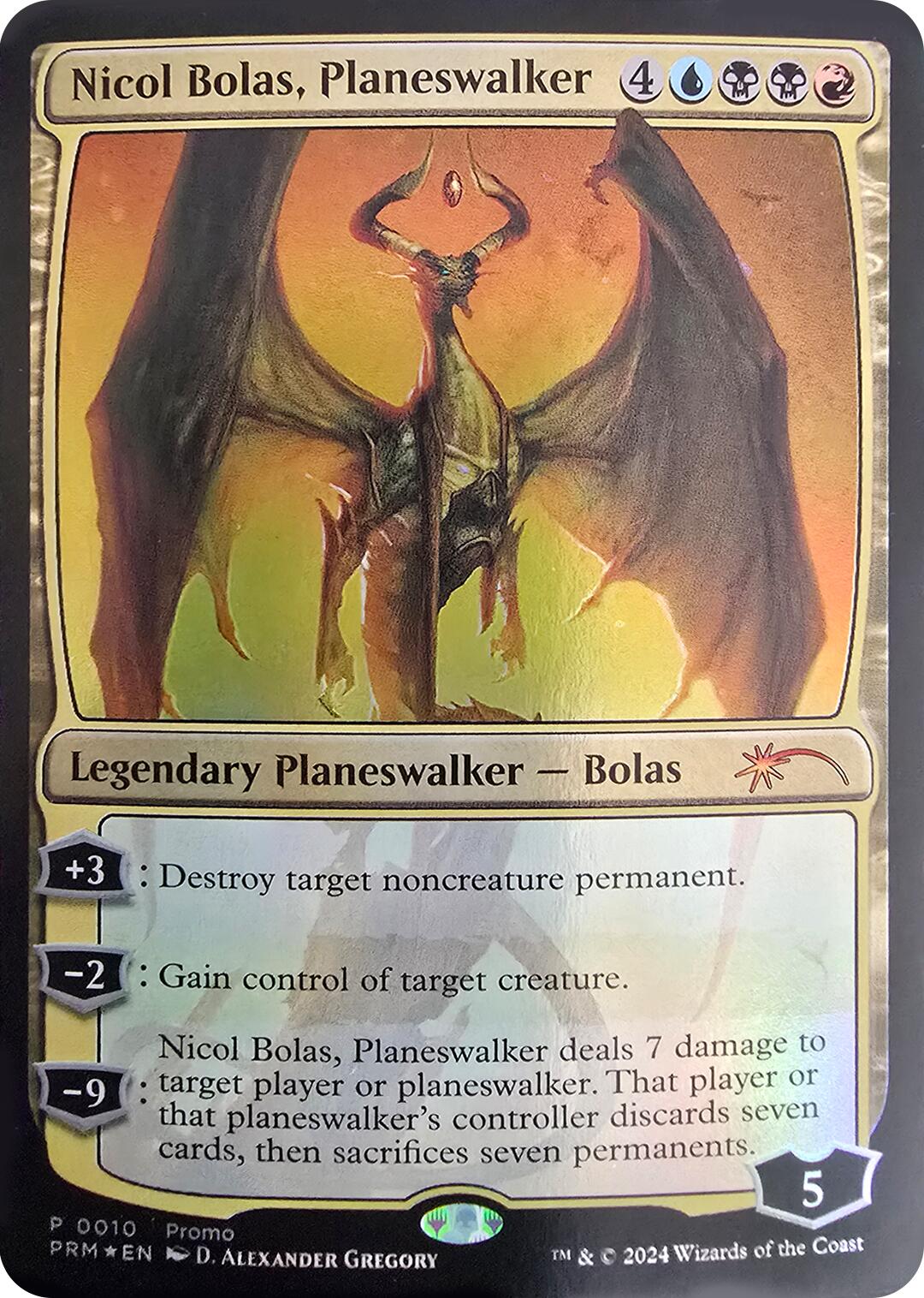 Nicol Bolas, Planeswalker [Media Promos] | The CG Realm