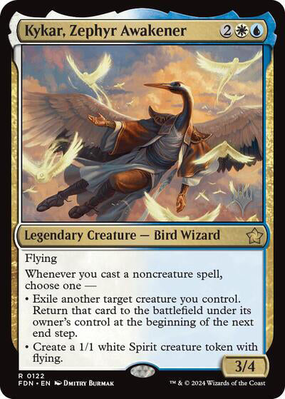 Kykar, Zephyr Awakener (Promo Pack) [Foundations Promos] | The CG Realm