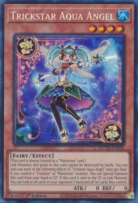 Trickstar Aqua Angel (Collector's Rare) [MZTM-EN026] Collector's Rare | The CG Realm