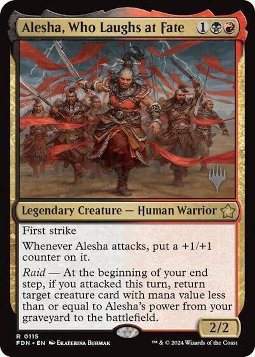 Alesha, Who Laughs at Fate (Promo Pack) [Foundations Promos] | The CG Realm