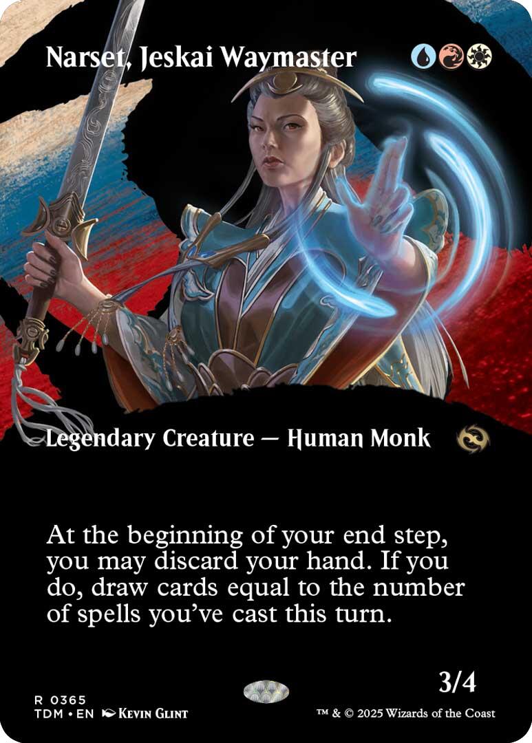 Narset, Jeskai Waymaster (Borderless) [Tarkir: Dragonstorm] | The CG Realm