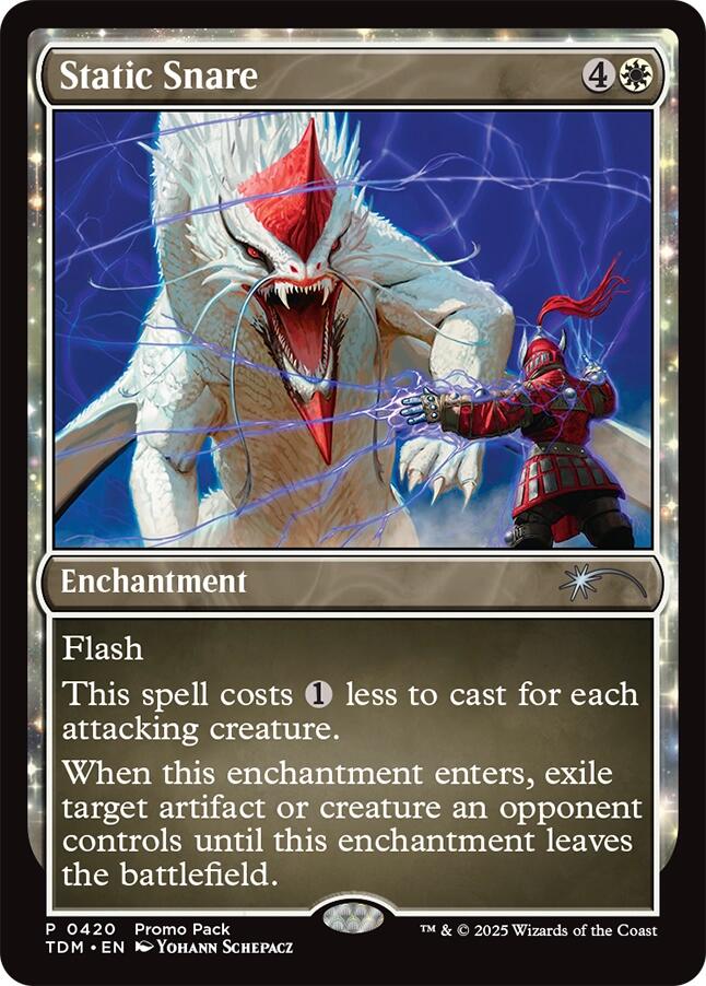 Static Snare [Tarkir: Dragonstorm Promos] | The CG Realm