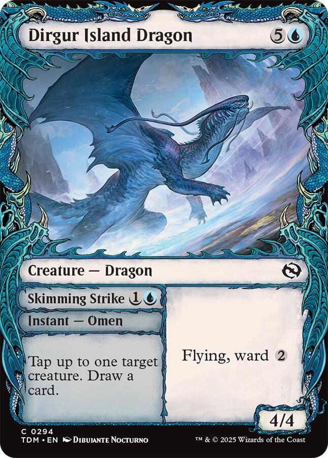 Dirgur Island Dragon (Showcase) [Tarkir: Dragonstorm] | The CG Realm