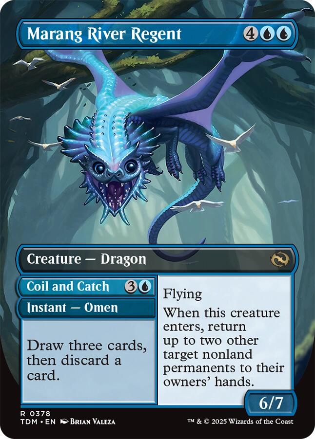 Marang River Regent (Borderless) (TDM-378) - Tarkir: Dragonstorm