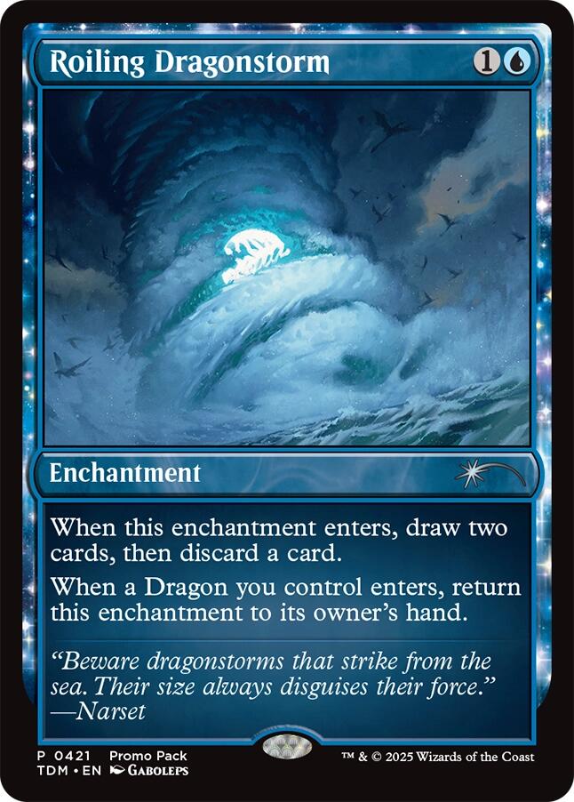 Roiling Dragonstorm [Tarkir: Dragonstorm Promos] | The CG Realm