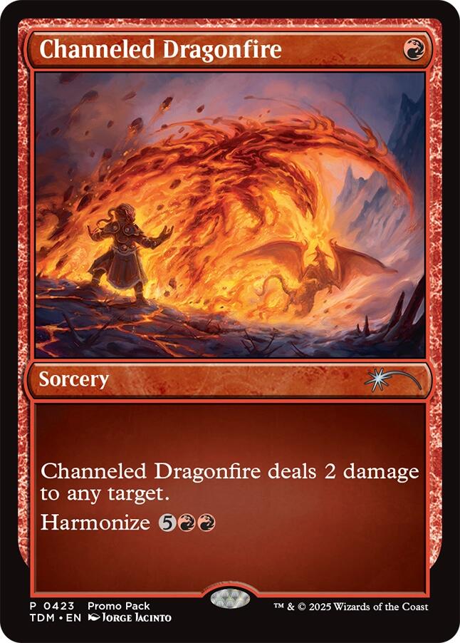 Channeled Dragonfire [Tarkir: Dragonstorm Promos] | The CG Realm