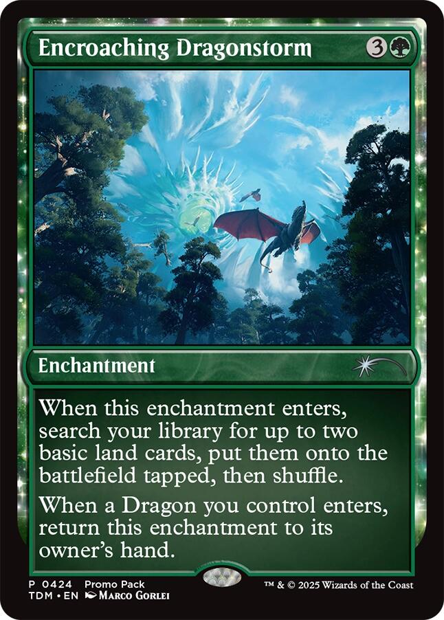 Encroaching Dragonstorm [Tarkir: Dragonstorm Promos] | The CG Realm