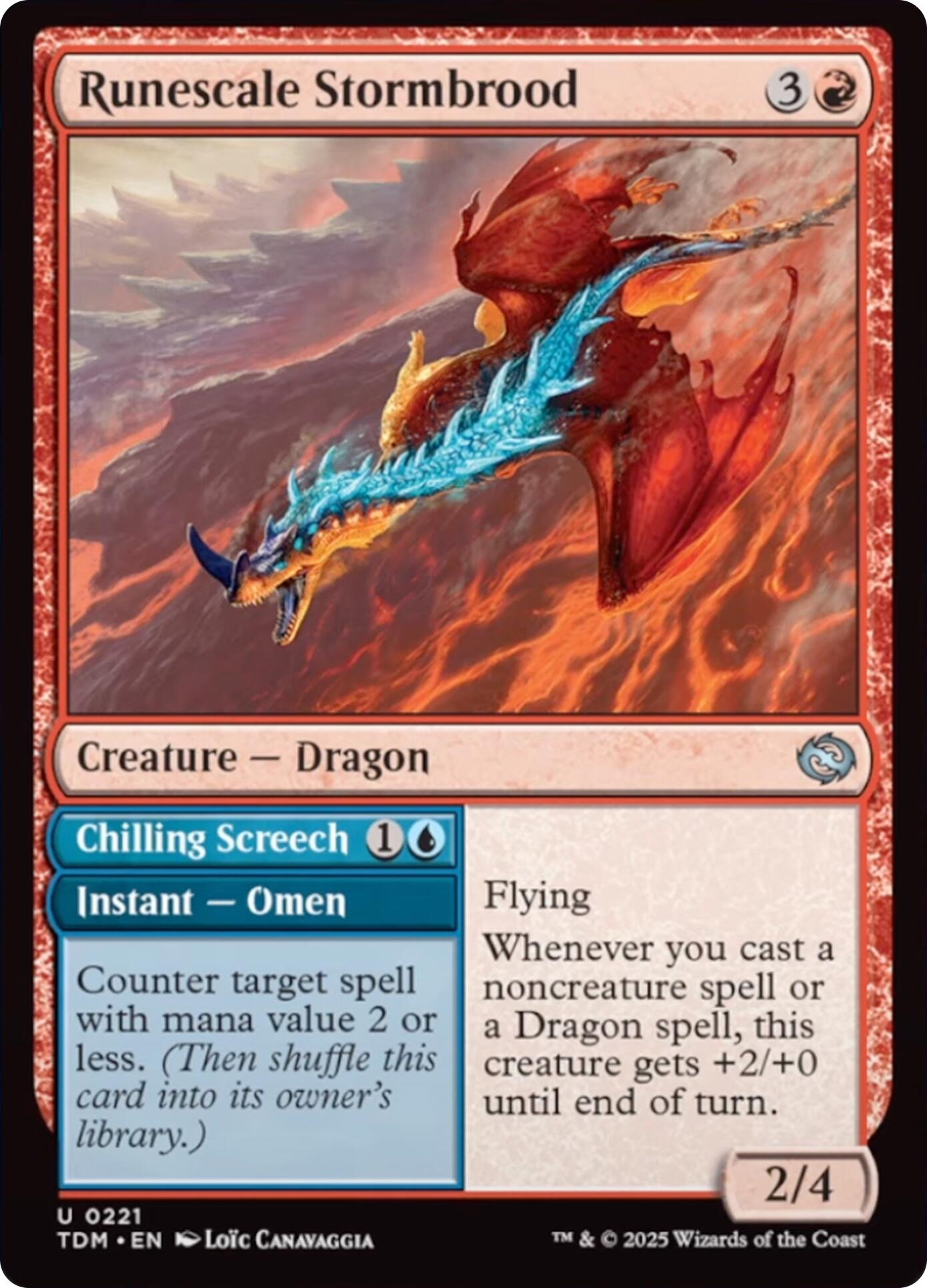 Runescale Stormbrood [Tarkir: Dragonstorm] | The CG Realm