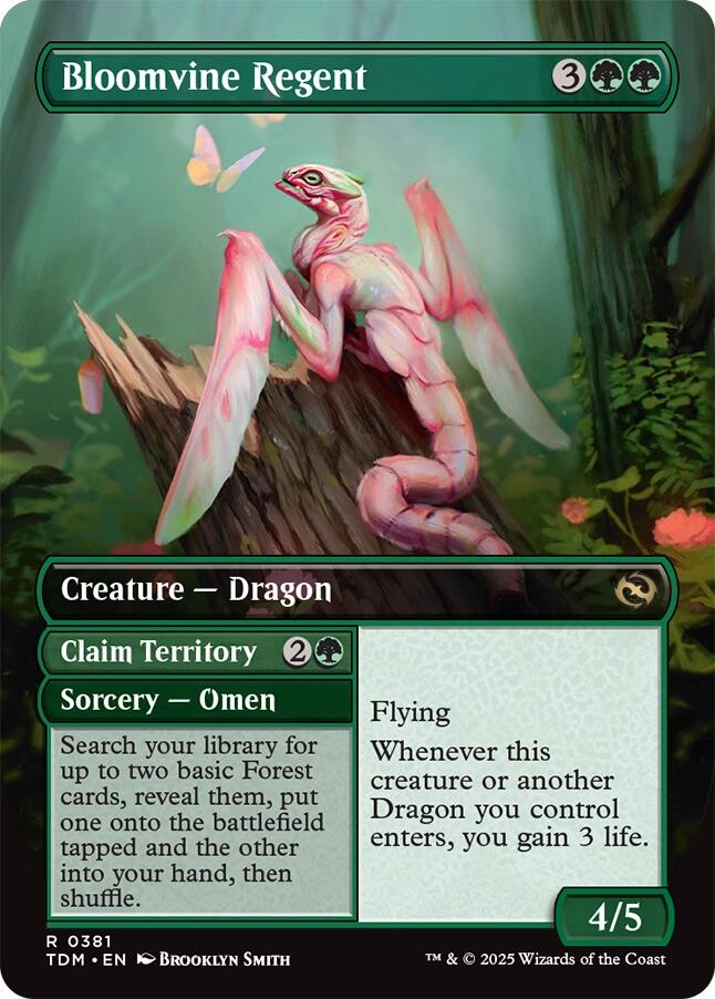 Bloomvine Regent (Borderless) (TDM-381) - Tarkir: Dragonstorm