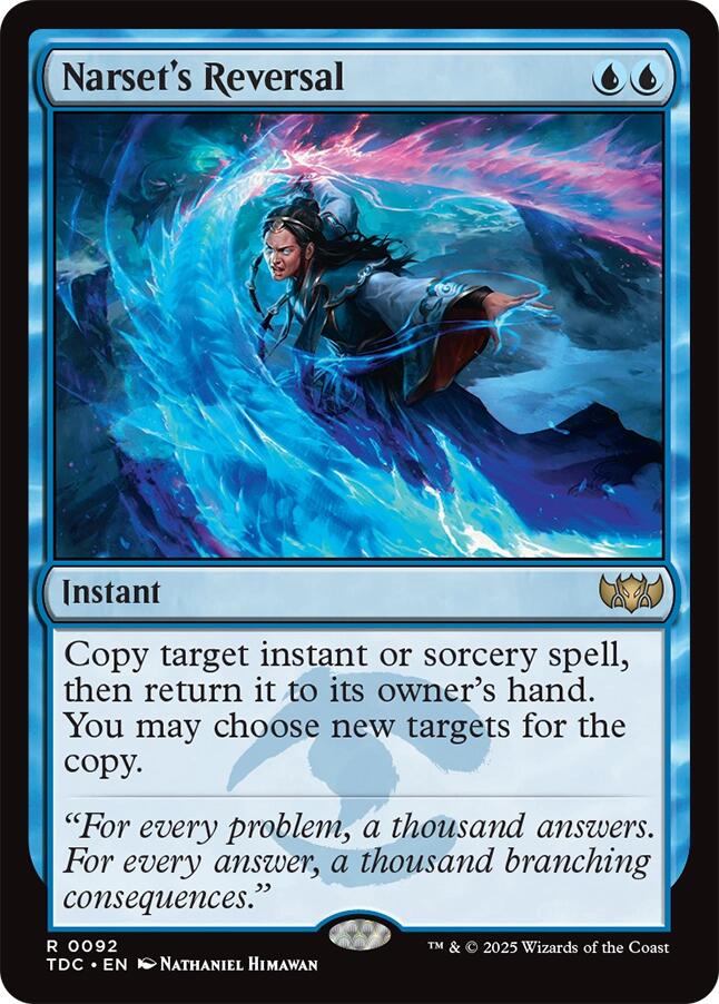 Narset's Reversal [Tarkir: Dragonstorm Commander] | The CG Realm