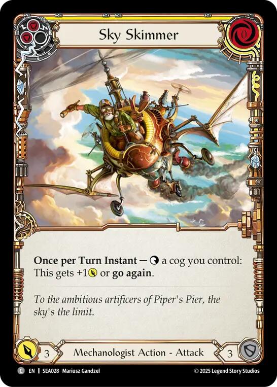 Sky Skimmer (Yellow) [SEA028] (High Seas) | The CG Realm