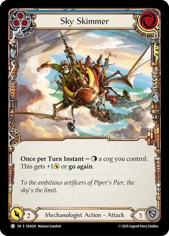 Sky Skimmer (Blue) [SEA029] (High Seas) | The CG Realm