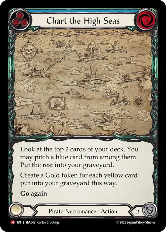 Chart the High Seas [SEA048] (High Seas)  Rainbow Foil | The CG Realm