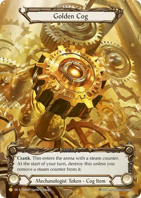 Golden Cog (Marvel) [SEA042] (High Seas)  Rainbow Foil | The CG Realm