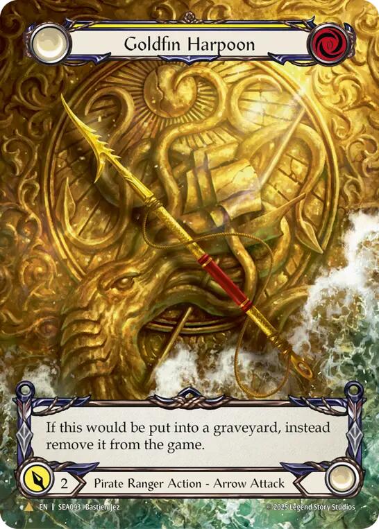 Goldfin Harpoon (Marvel) (Golden) [SEA093] (High Seas)  Cold Foil | The CG Realm