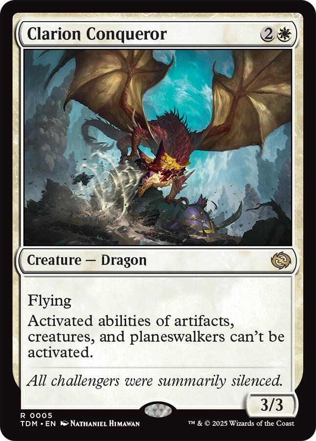 Clarion Conqueror [Tarkir: Dragonstorm] | The CG Realm