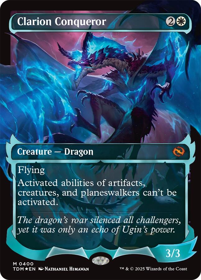 Clarion Conqueror (Showcase) [Tarkir: Dragonstorm] | The CG Realm