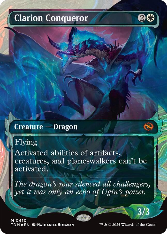 Clarion Conqueror (Showcase) (Halo Foil) [Tarkir: Dragonstorm] | The CG Realm