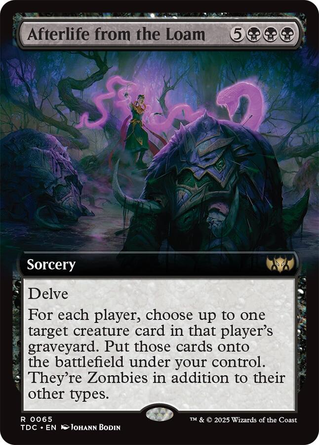 Afterlife from the Loam (Extended Art) [Tarkir: Dragonstorm Commander] | The CG Realm
