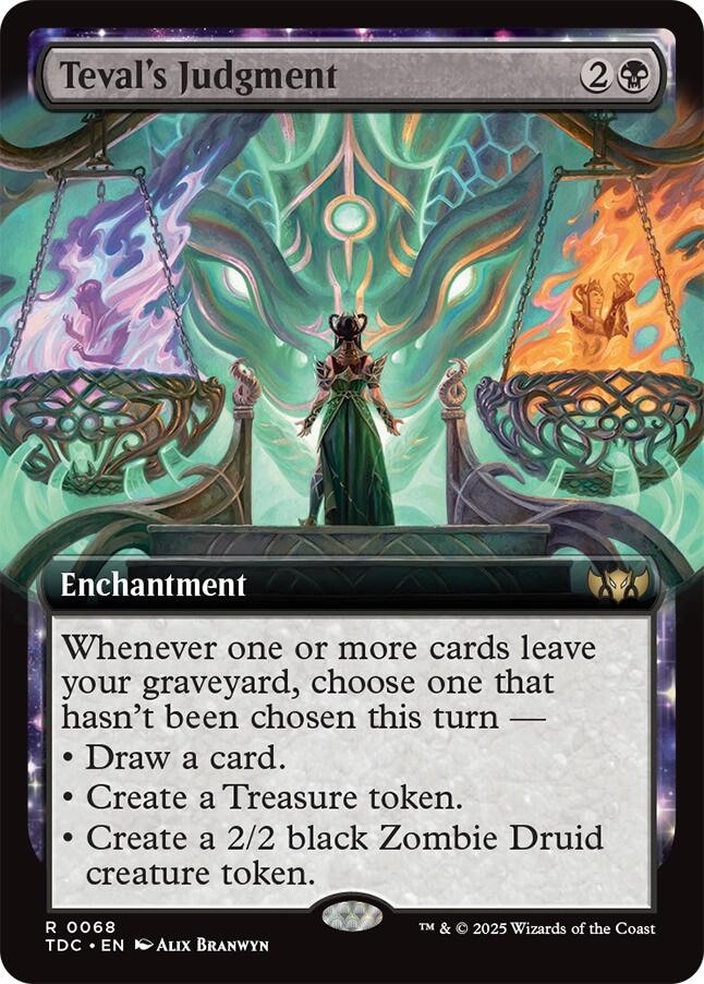 Teval's Judgment (Extended Art) [Tarkir: Dragonstorm Commander] | The CG Realm