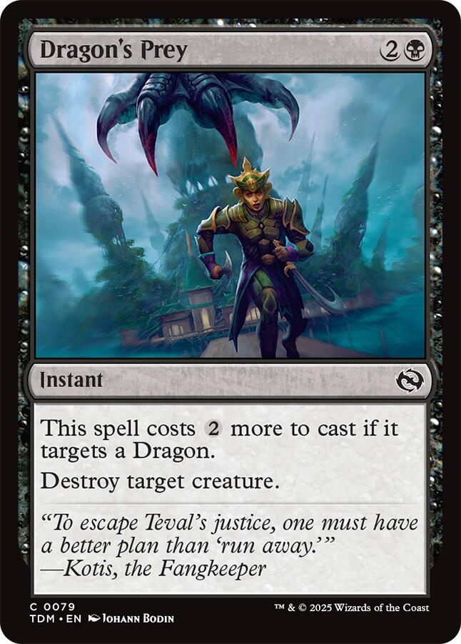 Dragon's Prey [Tarkir: Dragonstorm] | The CG Realm