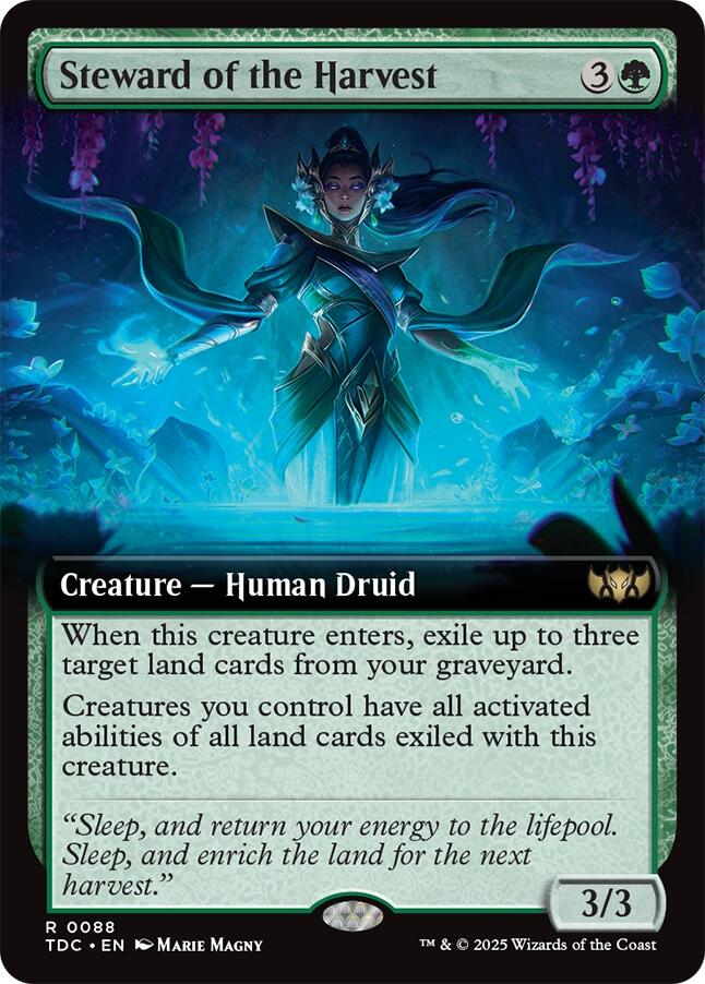 Steward of the Harvest (Extended Art) [Tarkir: Dragonstorm Commander] | The CG Realm
