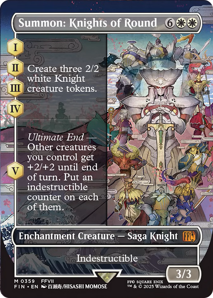 Summon: Knights of Round (Borderless) [FINAL FANTASY] | The CG Realm