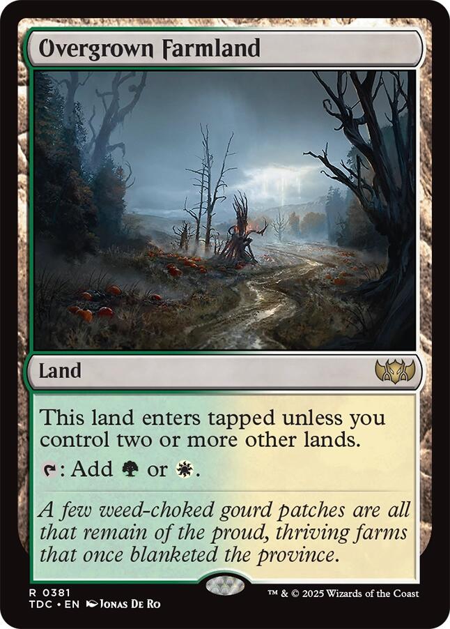 Overgrown Farmland [Tarkir: Dragonstorm Commander] | The CG Realm
