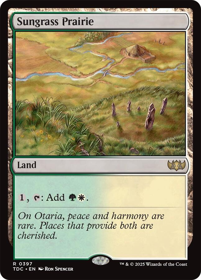 Sungrass Prairie [Tarkir: Dragonstorm Commander] | The CG Realm
