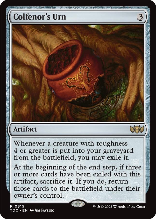 Colfenor's Urn [Tarkir: Dragonstorm Commander] | The CG Realm